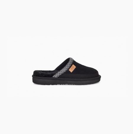 UGG Tasman II Slip-on Black Slippers for Kids (ITRN36192)